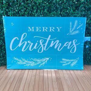 Chalk Couture MERRY CHRISTMAS Transfer NEW branches wreath builder size C